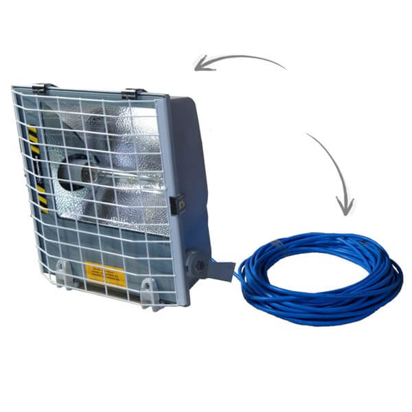 Maszt oświetleniowy LM250EX niezastąpiony w lakierni | 250W - obrazek 6