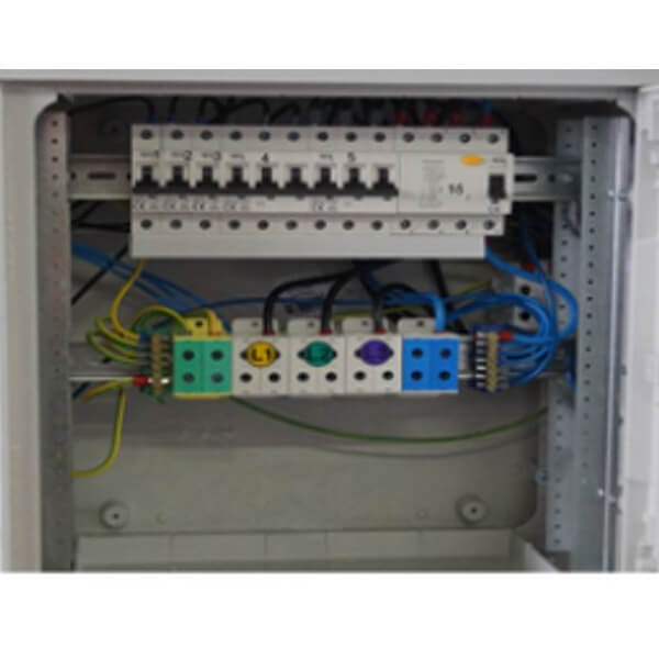 Rozdzielnica elektryczna budowlana ERB 40A1L z wyłącznikiem + licznik - obrazek 7