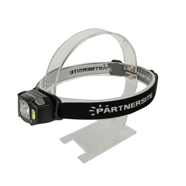 Akumulatorowa latarka czołowa LSR 5HF USB czujnik ruchu, 6 trybów pracy, zaczepy - obrazek 7