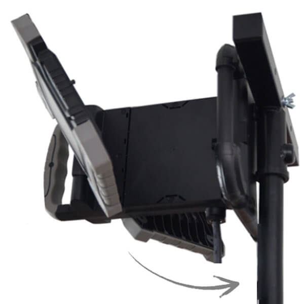 <b>Lampa budowlana LM2x30AW </b><br>mała lampa na stojaku 25 cm - obrazek 5