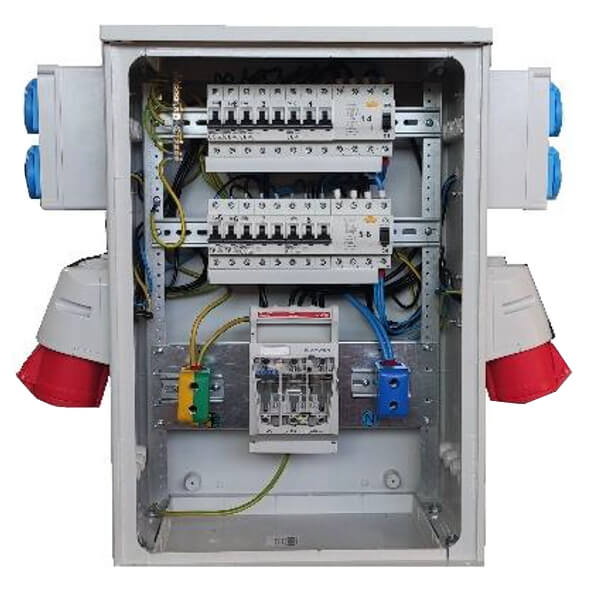 Rozdzielnica elektryczna budowlana ERB 40A1 z wyłącznikiem głównym - obrazek 9