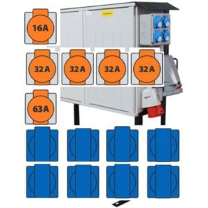 Alternative view of Rozdzielnica budowlana ERB 250AC1 Partnersite, seria Workshop