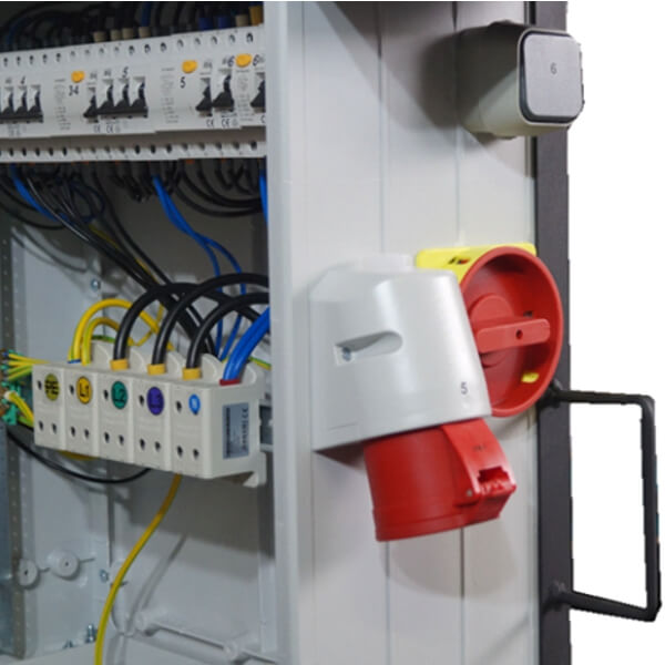 Rozdzielnica elektryczna ERB 100Ak1 zasilanie kontenerów pracowniczych - obrazek 6