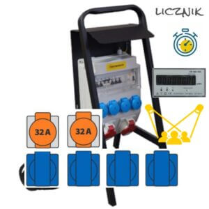 Alternative view of Rozdzielnica elektryczna ERB 32E3L na eventy z licznikiem | erb32e3l